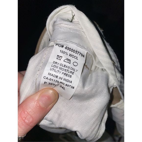 Lauren Ralph Lauren Total Comfort Trouser Tan Pants Mens Size 36 X 34, MP $180 - Picture 7 of 11